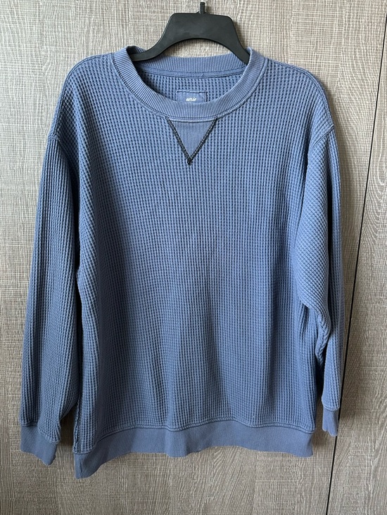 aerie Sweaters - aerie Big Chill Waffle Crewneck Sweater